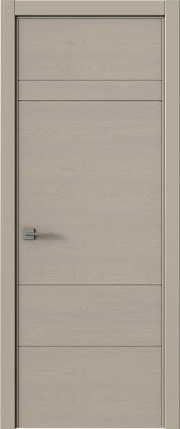 Межкомнатная дверь Tivoli К-2, цвет - Серо-оливковая эмаль по шпону (RAL 7032), Без стекла (ДГ)