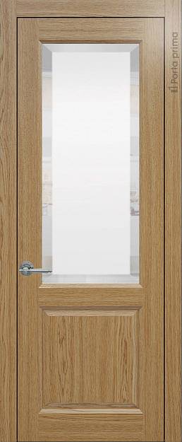 Межкомнатная дверь Dinastia / Династия, Со стеклом (ДО), цвет - Дуб карамель