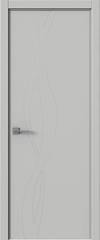 Дверь Tivoli Г-5 Серая эмаль (RAL 7047) без стекла