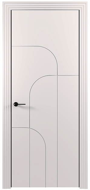 Межкомнатная дверь Arco, Без стекла (ДГ), цвет - Белая эмаль (RAL 9003)