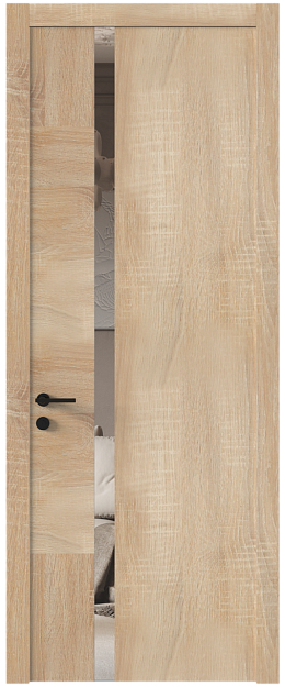 Межкомнатная дверь Tivoli / Тиволи Д-1, Без стекла (ДГ), цвет - Дуб сонома светлый