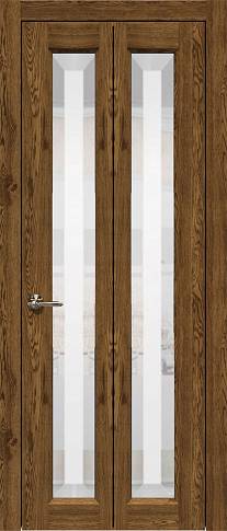 Дверь Domenica Книжка Porta&nbsp;Classic Дуб коньяк со стеклом