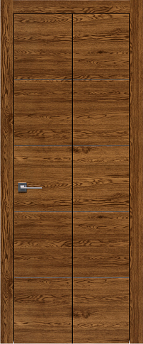 Дверь Tivoli Д-2 Книжка Дуб коньяк без стекла