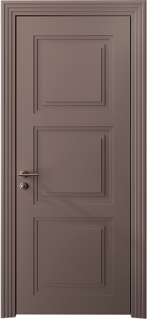 Межкомнатная дверь Millano Neo Classic Scalino, цвет - Теплый Серый эмаль (RAL 040-60-05), Без стекла (ДГ)