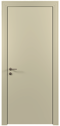 Дверь Tivoli / Тиволи А-4 Серо-оливковая эмаль (RAL 7032) без стекла