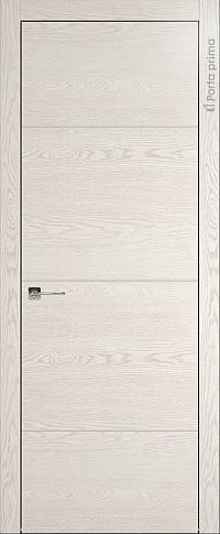 Дверь Tivoli Г-3 Белый ясень nano-flex без стекла