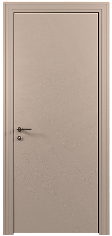 Дверь Tivoli М-1 Бежевое Ядро Миндаля эмаль по шпону (RAL 070-85-05) без стекла