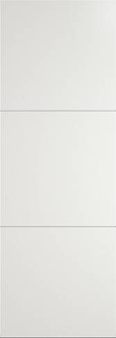 Дверь Tivoli Invisible / Тиволи Инвизибл В-3 Бежевая эмаль (RAL 9010) без стекла