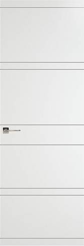 Дверь Tivoli Е-2 Невидимка Белая эмаль (RAL 9003) без стекла