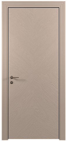 Дверь Tivoli И-1 Бежевое Ядро Миндаля эмаль по шпону (RAL 070-85-05) без стекла