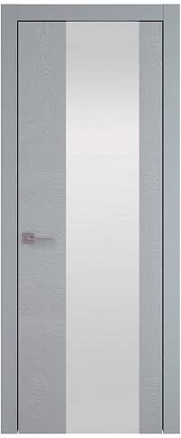 Дверь Tivoli Е-1 Серебристо-серая эмаль (RAL 7045) со стеклом