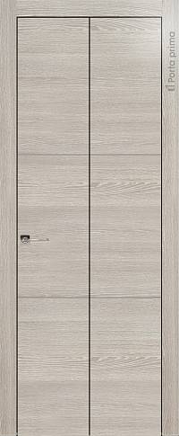 Дверь Tivoli В-2 Книжка Серый дуб без стекла