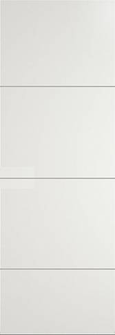 Дверь Tivoli Г-2 Invisible Бежевая эмаль (RAL 9010) без стекла