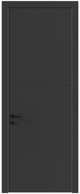 Межкомнатная дверь Tivoli / Тиволи В-2, Без стекла (ДГ), цвет - Диамант серый
