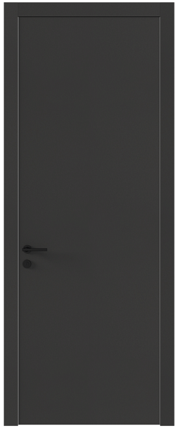 Межкомнатная дверь Tivoli / Тиволи А-1, Без стекла (ДГ), цвет - Диамант серый