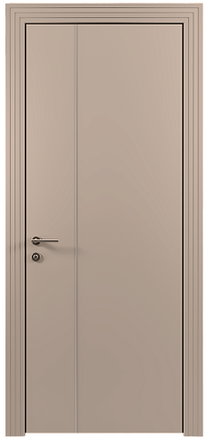 Дверь Tivoli / Тиволи В-1 Бежевое Ядро Миндаля эмаль (RAL 070-85-05) без стекла
