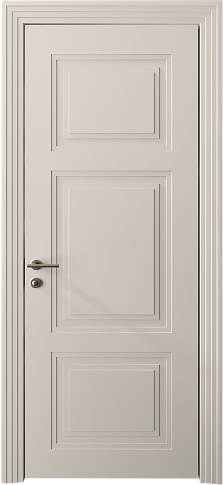 Дверь Siena Neo Classic Scalino Бежевая эмаль (RAL 9010) без стекла