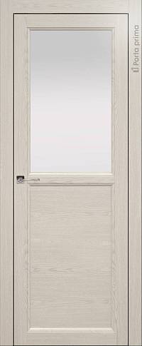 Дверь Sorrento Б1 Дуб шампань со стеклом