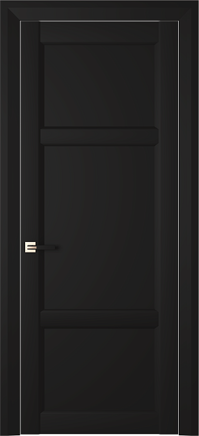 Межкомнатная дверь Siena Neo Classic Decoro, Без стекла (ДГ), цвет - Чёрный ST