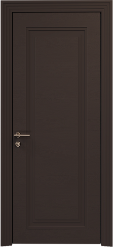 Дверь Domenica Neo Classic Scalino Чёрный Базальт эмаль по шпону (RAL 040-30-05) без стекла