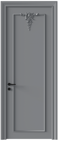 Дверь Tivoli / Тиволи А-1 Серебристо-серая эмаль (RAL 7045) без стекла