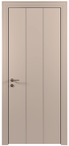 Дверь Tivoli / Тиволи Б-1 Грязный Белый эмаль (RAL 070-90-05) без стекла