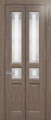 Дверь Imperia-R Книжка Porta Classic Дуб антик со стеклом
