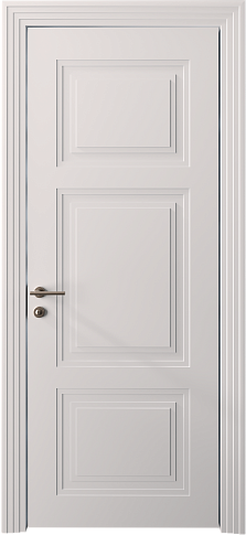 Дверь Siena Neo Classic Scalino Белая эмаль (RAL 9003) без стекла