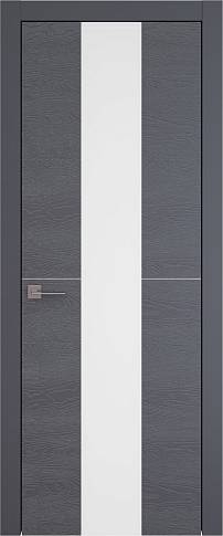 Дверь Tivoli Ж-3 Графитово-серая эмаль по шпону (RAL 7024) со стеклом