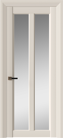 Дверь Prato Neo Classic Decoro / Прато Нео Классик Декоро Грязный Белый эмаль (RAL 070-90-05) со стеклом