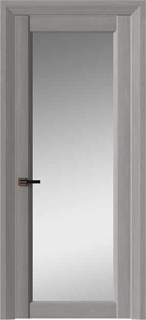 Межкомнатная дверь Domenica Neo Classic Decoro / Доменика Нео Классик Декоро, Со стеклом (ДО), цвет - Серый ST
