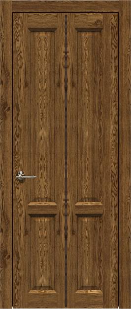 Межкомнатная дверь Porta Classic Dinastia Книжка, Без стекла (ДГ), цвет - Дуб коньяк