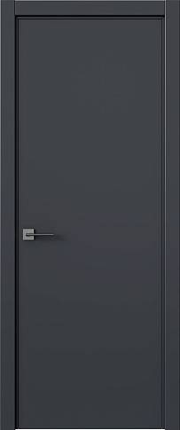 Дверь Tivoli А-2 Графитово-серая эмаль (RAL 7024) без стекла
