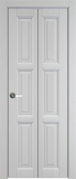 Межкомнатная дверь Milano Porta Classic / Милано Порта Классик Книжка, Без стекла (ДГ), цвет - Серая эмаль (RAL 7047)