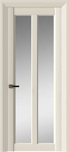 Дверь Prato Neo Classic Decoro / Прато Нео Классик Декоро Бежевая эмаль (RAL 9010) со стеклом