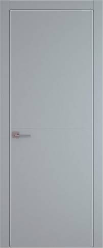 Дверь Tivoli / Тиволи Б-3 Серебристо-серая эмаль (RAL 7045) без стекла