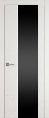 Дверь Tivoli Е-1 Бежевая эмаль по шпону (RAL 9010) со стеклом