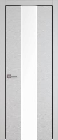 Дверь Tivoli Ж-5 Серая эмаль по шпону (RAL 7047) со стеклом