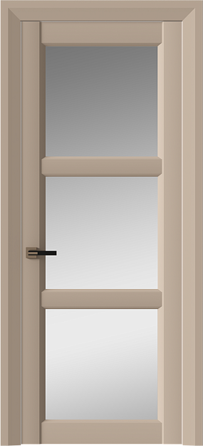 Межкомнатная дверь Milano Neo Classic Decoro, Со стеклом (ДО), цвет - Серый цемент эмаль (RAL 060-70-10)