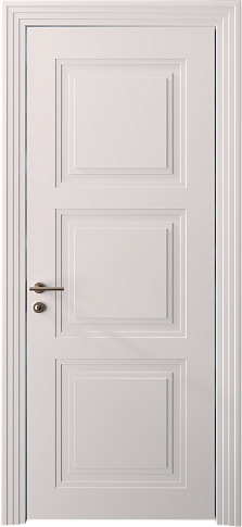 Дверь Milano Neo Classic Scalino Белая эмаль (RAL 9003) без стекла