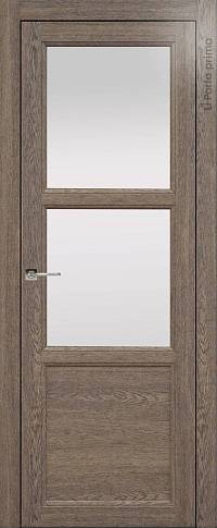 Дверь Sorrento Б2 Дуб антик со стеклом