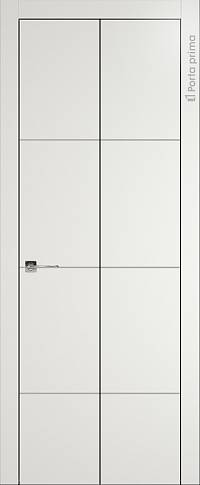 Дверь Tivoli Г-2 Книжка Бежевая эмаль (RAL 9010) без стекла