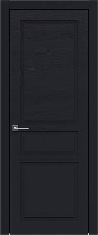 Дверь Tivoli Е-5 Черная эмаль по шпону (RAL 9004) без стекла