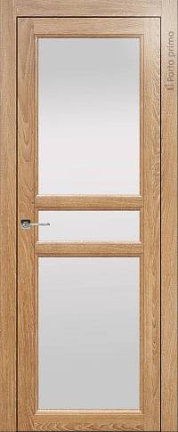 Дверь Sorrento Е2 Дуб капучино со стеклом