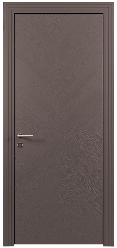 Дверь Tivoli И-1 Серо-Розовый мордовник эмаль по шпону (RAL 020-60-05) без стекла