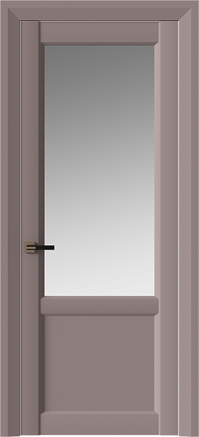 Межкомнатная дверь Dinastia Neo Classic Decoro, Со стеклом (ДО), цвет - Серо-Розовый мордовник эмаль (RAL 020-60-05)