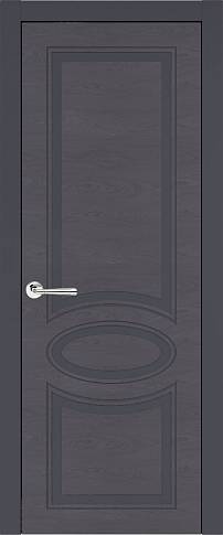 Дверь Florencia Neo Classic / Флоренсия Нео Классик Графитово-серая эмаль по шпону (RAL 7024) без стекла