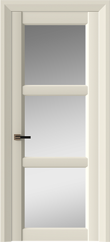 Дверь Milano Neo Classic Decoro / Милано Нео Классик Декоро Бежевая эмаль (RAL 9010) со стеклом