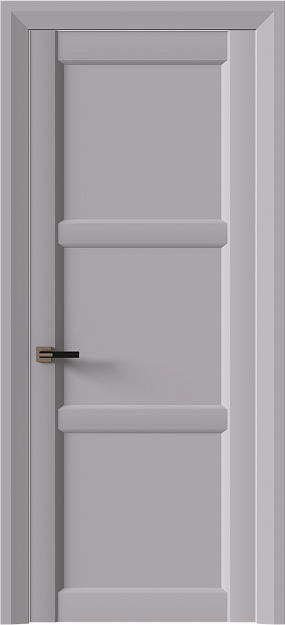 Межкомнатная дверь Milano Neo Classic Decoro, Без стекла (ДГ), цвет - Серый Флокс эмаль (RAL 358-71-02)