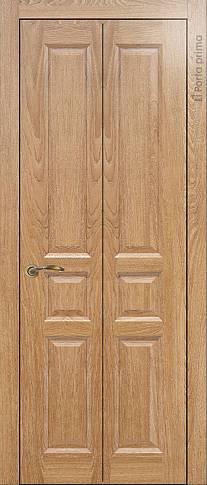 Дверь Imperia-R Книжка Porta Classic Дуб капучино без стекла